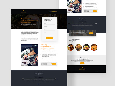 Speciality Group of Restaurant | Website Design