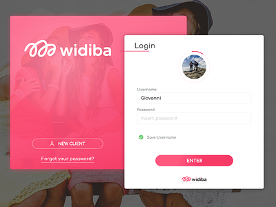 Widiba tablet app - concept app bank banking design graphic login tablet ui ux visual widiba