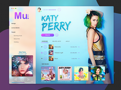 Daily UI challenge #009 --> Music Player