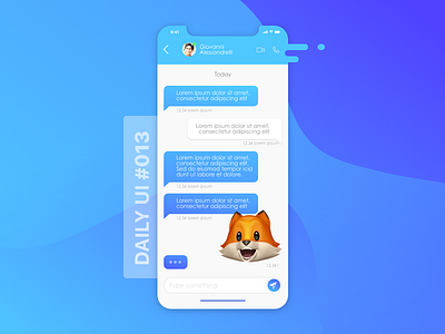 Daily UI challenge #013 --> Direct Messaging