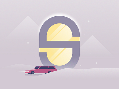 36daysoftype_S 36 36daysoftype design illustration snow house