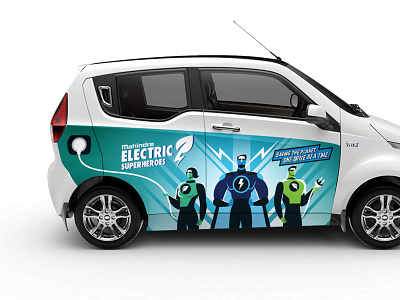 Mahindra Car branding branding car car branding comic design energy illustration superhero superheroes vehicle design
