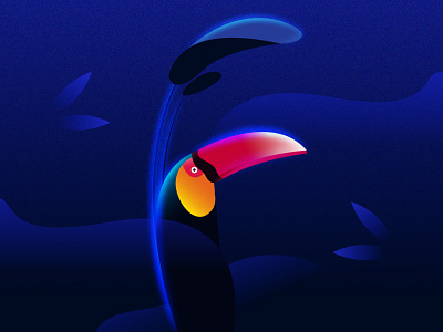 F 36 36daysoftype @36daysoftype bird birds design f illustration toucan