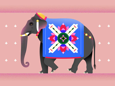X 36 36daysoftype branding design elephant floral illustration india london us usa x