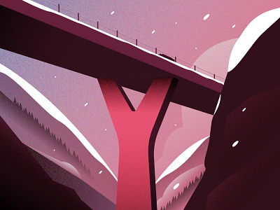 Y 36 36daysoftype bridge design illustration india landscape london pillar red rock snow tree usa winter y