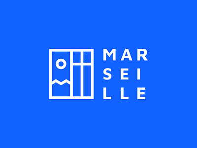 Ville de Marseille - Nouvelle identité blue brand city europe france identity logo marseille orange sea sun