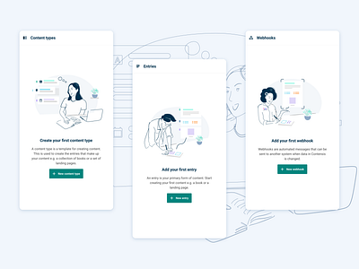 Onboarding illustration set illustration vector