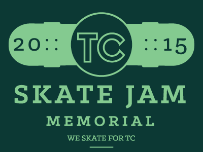 TC Skate Jam logo skate skateboard skateboarding waterboyz