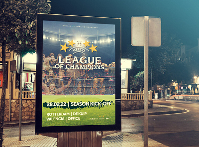 League of Champions artwork branding company corporatedesign event kickoff photography photoshop
