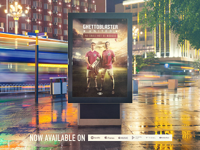 Ghettoblaster United album release campaign albumrelease campaign edm housemusic music poster poster art poster design