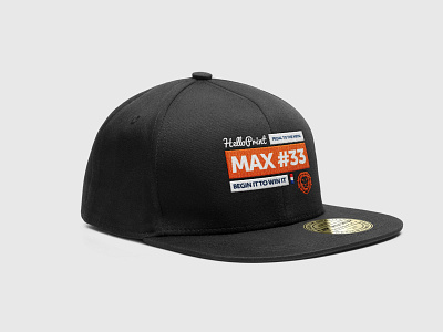 Helloprint supporting Max Verstappen snapback