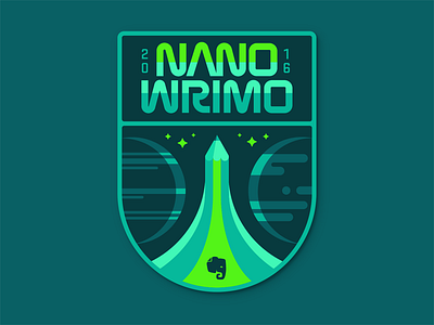 NaNoWriMo Space Badge