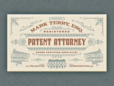 Patent Attorney : Mark Terry, Esq