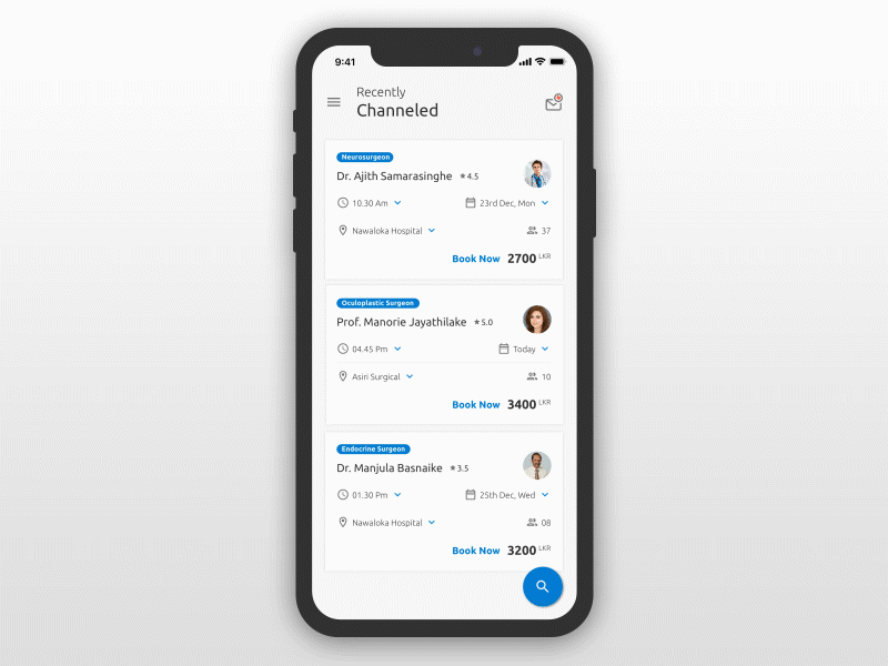 eChannelling App - Concept