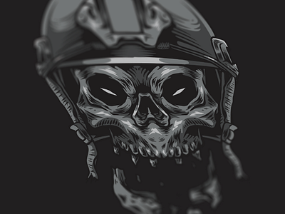 Dead Army army bandmerch design hello illustration merch skull