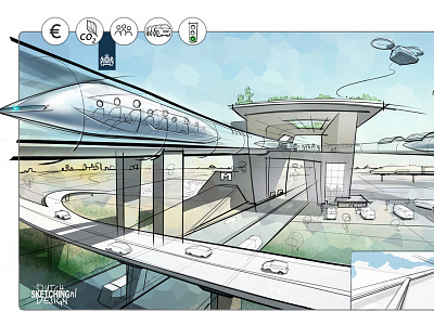 Visualising Dutch future Hyperloop hyperloop smart mobility