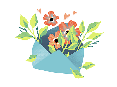 Illustrations for The Gardens of the Urals design flower garden gardening illustration plants web