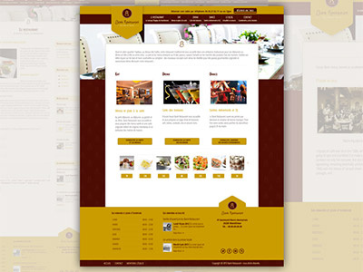 Bank Restaurant Web Site branding web webdesign