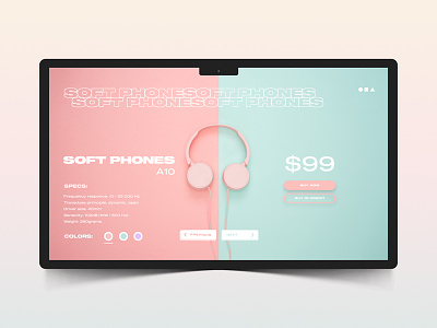 soft phones 2018 inspiration minimalism store trand trend ui ux