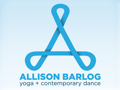 Yoga + Contemporary Dance Logo blue branding dance freelance illustrator logo vector yoga