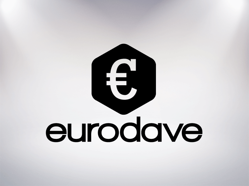 Eurodave brand branding club dj dubstep gradient house logo music spain techno vector