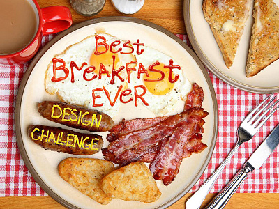 Best Breakfast breakfast design eggs food fun header kids typography woobox