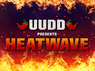 HeatWave Logo branding chili fire flames hot hot sauce hot wings logo pepper photoshop spicy thumbnail youtube youtube banner