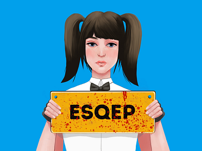 Art for esqep anime character games girl illustration procreate pubg pubggame realism youtube youtubegames