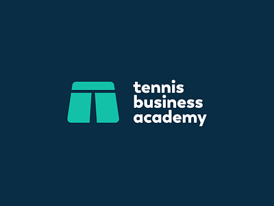 Tennis Business Academy logo academy app branding business campaign coach coaching digital identity logo logomark marketing mobile online online school school teacher tennis tennis court website