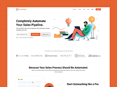 FunnelBake - Landing Page