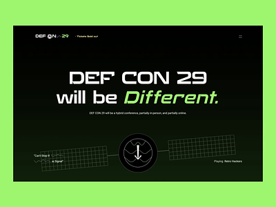 Def Con 29 – Motion Exploration animation defcon hack hacking motion design ui ui animation ui design ux web design yogesh
