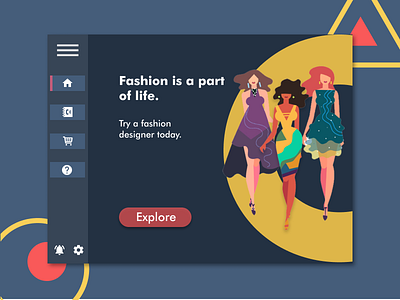 Fashion Web App ui