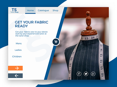 A simple fabric website ui fashion fashion app figma webapps webdesign