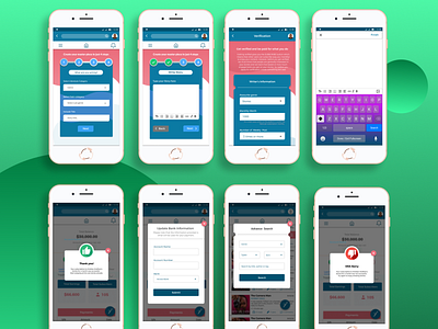Tushstories Mobile app ui appdesign design error message figma steps success message textbox ui uidesign