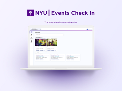 NYU Events Check In