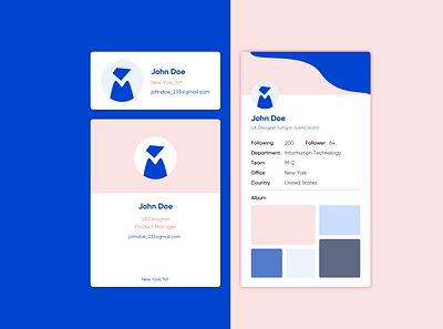 Day 6 - user profile mobile ui design ux