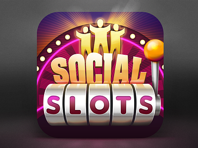 iOS Icon for Slots Games casino dart117 game icon ios light slots social