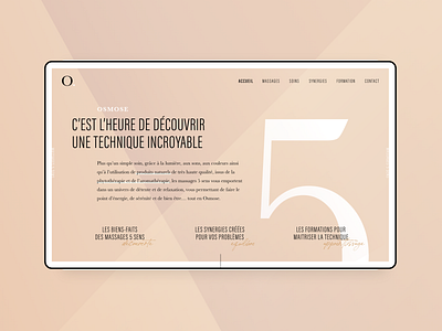 Osmose design landing site webdesign website