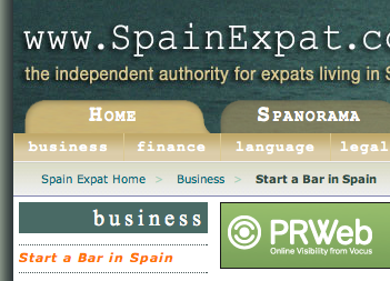 Tabbed Navigation (spainexpat.com)