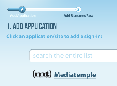 Add Application for Identity Manager bebas neue bello pro form myriad pro progress tracker search