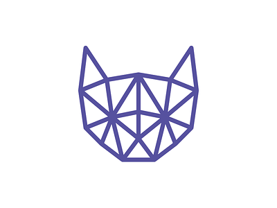 Wireframe cat cat facet wireframe