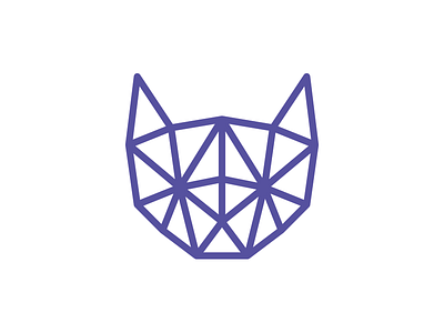 Wireframe cat cat facet wireframe