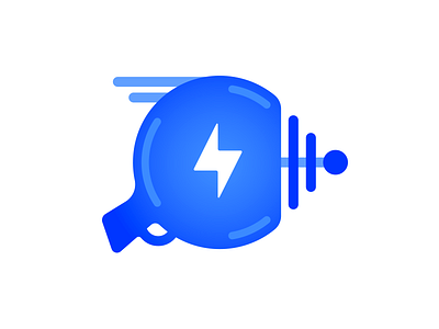 Blaster blaster icon lightning