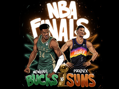 NBA FINALS ILLUSTRATION art design digital art illu illustration photoshop