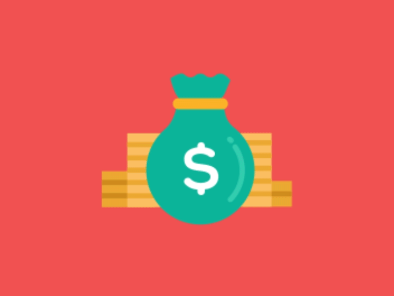 Money Growing after animation design effects gif illustration motion