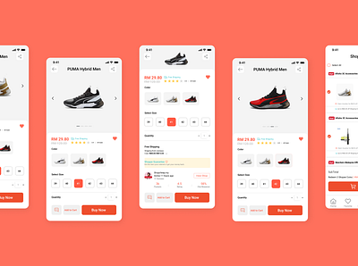 Design Challenge 01 app design ecommerce flat minimal shoes ui ux