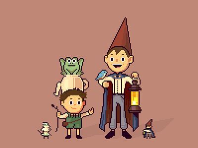 Fanart of Greg and Wirt from "Over the Garden Wall"