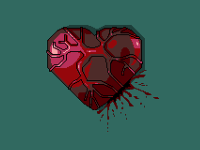 My biggest treasure 8bit contrast design heart illustration pixelart retro