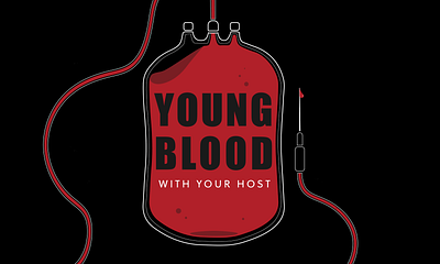 Podcast Tile: Young Blood design graphic design illustraor illustration podcast podcast art tile