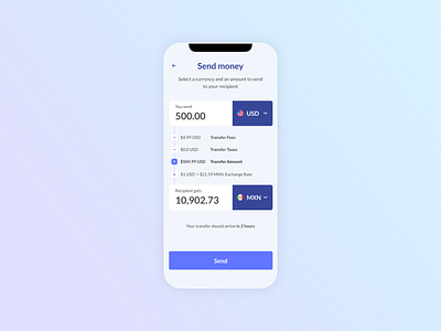 Money transfer app